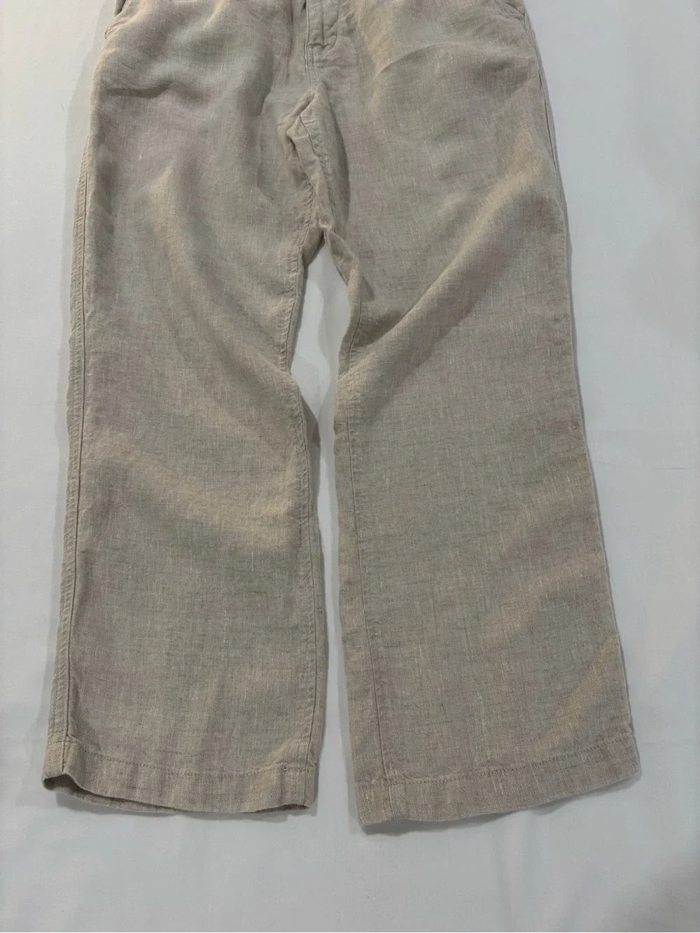 Caribbean - Men's 100% Linen Pants in Light Tan